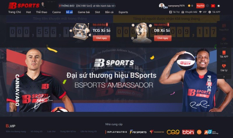 Cá cược xổ số Bsport chia làm hai sảnh chính